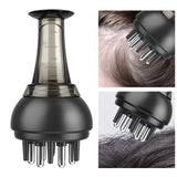 Maxbell Scalp Applicator Comb 4ml Convenient Multiple Functions for Travel Home Men Black
