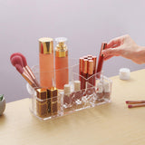 Maxbell Makeup Organizer Compact Display Case for Jewelry Brushes Desktop