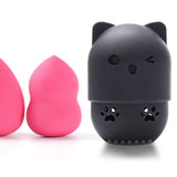 Maxbell Makeup Sponge Holder Dustproof Silicone Cosmetic Blender Storage Case