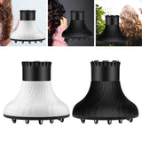 Maxbell Hair Dryer Diffuser for Curly and Wavy Hair White