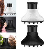 Maxbell Hair Dryer Diffuser for Curly and Wavy Hair White