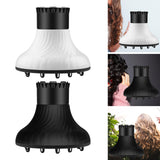 Maxbell Hair Dryer Diffuser for Curly and Wavy Hair White
