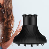 Maxbell Hair Dryer Diffuser for Curly and Wavy Hair Black