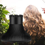 Maxbell Hair Dryer Diffuser for Curly and Wavy Hair Black