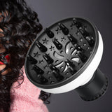 Maxbell Universal Hair Diffuser Hair Dryers Accessories Travel Easy Storage White