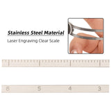 Maxbell Bendable Eyebrow Ruler Reusable Shaping Makeup Template Flexible