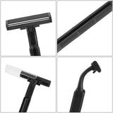 Maxbell 10 Pieces Disposable Shaver Long Non Slip Handle Shaver for Barber Shop Men