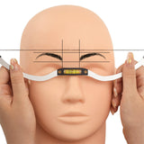 Maxbell Eyebrow Ruler Positioning Tool Accessories Gold Ratio for Makeup Supplies