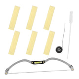 Maxbell Eyebrow Ruler Positioning Tool Accessories Gold Ratio for Makeup Supplies