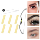 Maxbell Eyebrow Ruler Positioning Tool Accessories Gold Ratio for Makeup Supplies