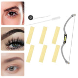 Maxbell Eyebrow Ruler Positioning Tool Accessories Gold Ratio for Makeup Supplies