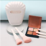 Maxbell 5Pcs make up Brushes Tool Set for Travel Beige