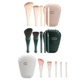 Maxbell 5Pcs make up Brushes Tool Set for Travel Beige