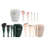 Maxbell 5Pcs make up Brushes Tool Set for Travel Beige