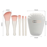 Maxbell 5Pcs make up Brushes Tool Set for Travel White