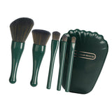 Maxbell 5Pcs make up Brushes Tool Set for Travel Green