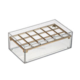 Maxbell Clear Lipstick Case Makeup Cosmetic Organizer Storage Box for Nail Polishes