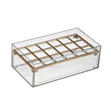 Maxbell Clear Lipstick Case Makeup Cosmetic Organizer Storage Box for Nail Polishes