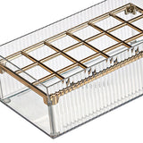 Maxbell Clear Lipstick Case Makeup Cosmetic Organizer Storage Box for Nail Polishes