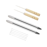 Maxbell Durable Doll Hair Rooting Tool with Aluminum Handle Holders Supplies Awls Style B