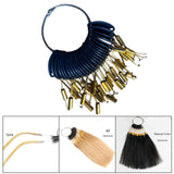 Maxbell Hair Charts Swatches Hair Color Ring Hair Extensions for Hairdressing Tool
