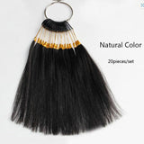 Maxbell Hair Charts Swatches Hair Color Ring Hair Extensions for Hairdressing Tool