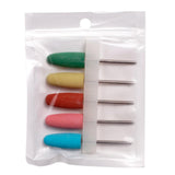 Maxbell 5 Pieces Durable Bits Calluses Removal Silicone for Home Salon