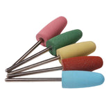Maxbell 5 Pieces Durable Bits Calluses Removal Silicone for Home Salon