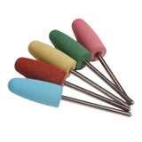 Maxbell 5 Pieces Durable Bits Calluses Removal Silicone for Home Salon
