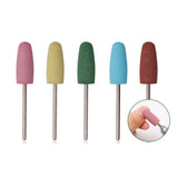 Maxbell 5 Pieces Durable Bits Calluses Removal Silicone for Home Salon