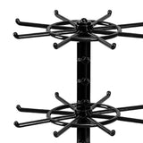 Maxbell Display Stand Adjustable Storage Rack High Capacity for Showcase Black