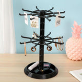 Maxbell Display Stand Adjustable Storage Rack High Capacity for Showcase Black