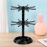 Maxbell Display Stand Adjustable Storage Rack High Capacity for Showcase Black