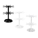 Maxbell Display Stand Adjustable Storage Rack High Capacity for Showcase Black