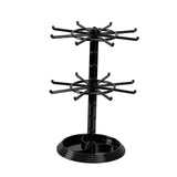 Maxbell Display Stand Adjustable Storage Rack High Capacity for Showcase Black