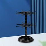 Maxbell Display Stand Adjustable Storage Rack High Capacity for Showcase Black