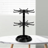 Maxbell Display Stand Adjustable Storage Rack High Capacity for Showcase Black