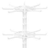 Maxbell Display Stand Adjustable Storage Rack High Capacity for Showcase White