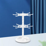 Maxbell Display Stand Adjustable Storage Rack High Capacity for Showcase White