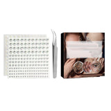 Maxbell 2 Pieces Makeup Rhinestones Stickers for DIY Crafts Festival Accessory