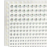 Maxbell 2 Pieces Makeup Rhinestones Stickers for DIY Crafts Festival Accessory