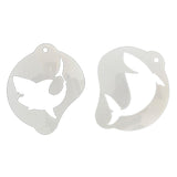 Maxbell Face Painting Stencil Kit Makeup Art Painting Smooth Lightweight Reusable Half Face Use