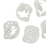 Maxbell Face Painting Stencil Kit Makeup Art Painting Smooth Lightweight Reusable Half Face Use