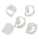 Maxbell Face Painting Stencil Kit Makeup Art Painting Smooth Lightweight Reusable Half Face Use