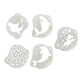 Maxbell Face Painting Stencil Kit Makeup Art Painting Smooth Lightweight Reusable Half Face Use