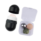 Maxbell Volcanic Roller with Replaceable Balls Portable Mini Reusable for Travel Black
