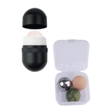 Maxbell Volcanic Roller with Replaceable Balls Portable Mini Reusable for Travel Black