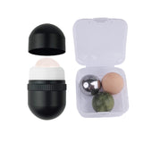 Maxbell Volcanic Roller with Replaceable Balls Portable Mini Reusable for Travel Black