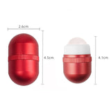 Maxbell Volcanic Roller with Replaceable Balls Portable Mini Reusable for Travel Red