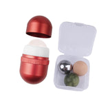Maxbell Volcanic Roller with Replaceable Balls Portable Mini Reusable for Travel Red